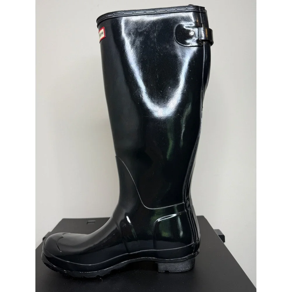 Hunter Women's Original Tall Gloss Rain Boots Size 8